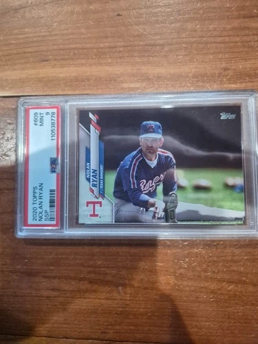 2020 Topps Series One Nolan Ryan Image Variation SSP PSA 9 !! 🔥🔥 Rangers