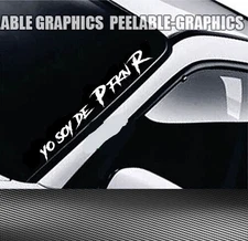 Yo soy de P fkn R with Boricua Coqui Vinyl Decal Puerto Rico Sticker