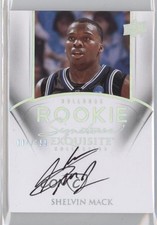 2011-12 Exquisite Collection Rookie Signatures 6/199 Shelvin Mack #62 Auto 9ih
