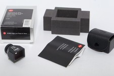 Leica 18mm Bright Line Viewfinder M. Leica cat. 12022. Black. Box. Case. MINT 