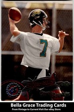 1995 Stadium Club Steve Beuerlein #x194 Jacksonville Jaguars NFL Football