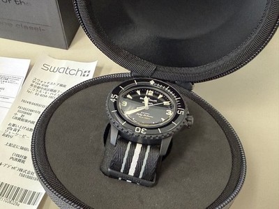 Blancpain x Swatch Fifty Fathoms Ocean of Storms SO35B400 Bioceramic Uhr