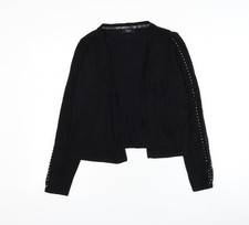Womens UK Size M Matalan Black Cardigan Jumper