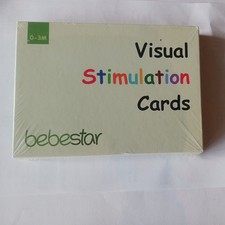 Bebestar Visual Stimulation Cards For 0-3 Months olds 5.5 X 7.5.  C2