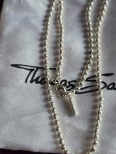 Thomas Sabo Kugelkette 925silber Länge 45cm Neu Ungetragen