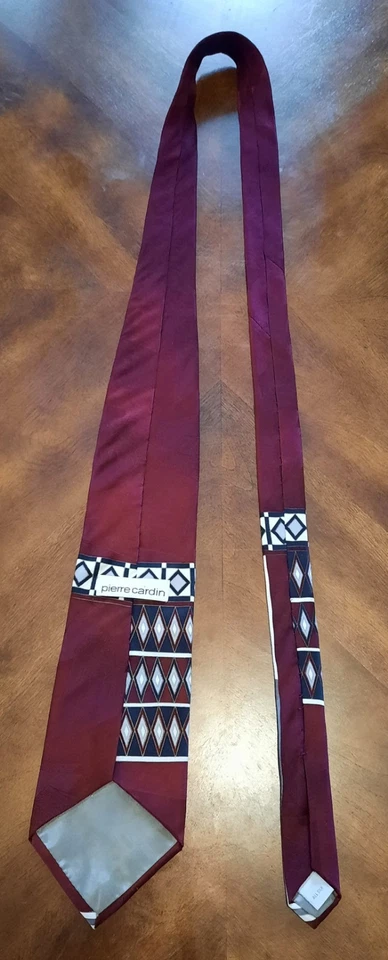 Corbata vintage geométrica estilo Art Deco para hombre Foto 2 de 4