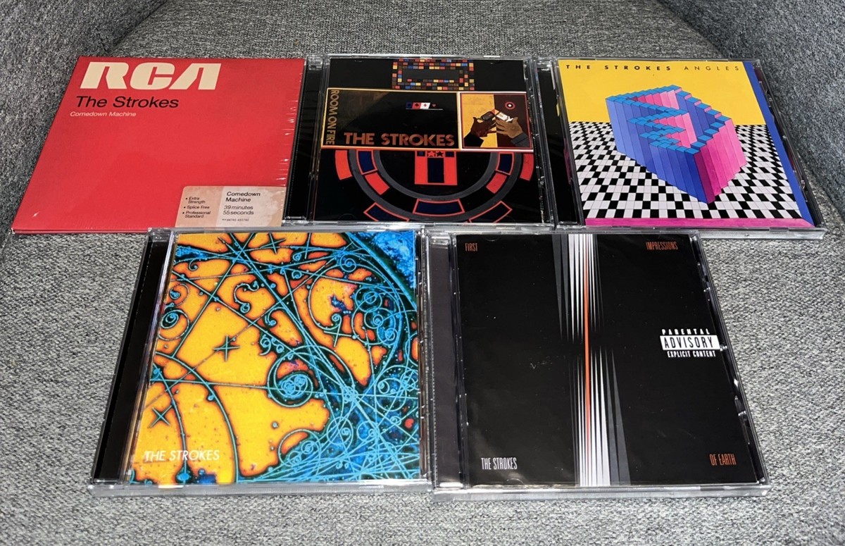 The Strokes 5 CD Comedown Machine,Room on Fire, Angles, Is This It