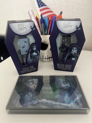 Corpse Bride x Tinted Lip Oil vanilla Rose +Shimmer Lip Oil Vanilla + Contour