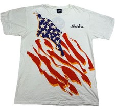 Vintage World Cup 1994 America American Flag Made In USA Single Stitch XL
