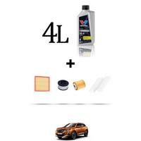 Hoffcar Wartungsset 4 Filter Und 4L ÖL FüR Peugeot 2008 II 1.5 Bluehdi 96KW