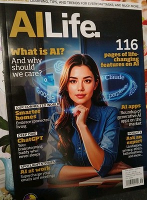 Ai Life Magazine Exploring Ai 1st Edition Issue 1     Fast Shipping 