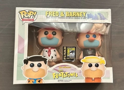 Funko Pop! Fred & Barney The Flintstones 2 Pack 2014 SDCC Exclusive 480 Pc.