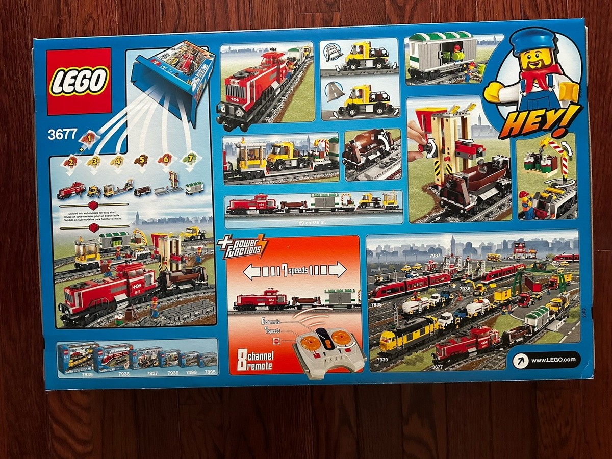 NEW LEGO City Red Cargo Train 3677 , SEALED! | eBay