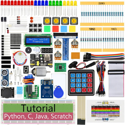 RFID Starter Kit für Raspberry Pi 3-5 204 Teile 122 Projekte Tutorial Python C