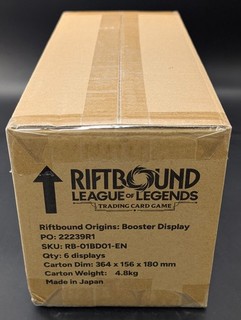 2025 Riftbound Origins League of Legends Factory Sealed Booster Display Box Case