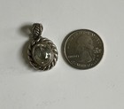Bali Designs by Robert Manse White Topaz Sterling Silver Pendant 12 X 10 mm — photo 2