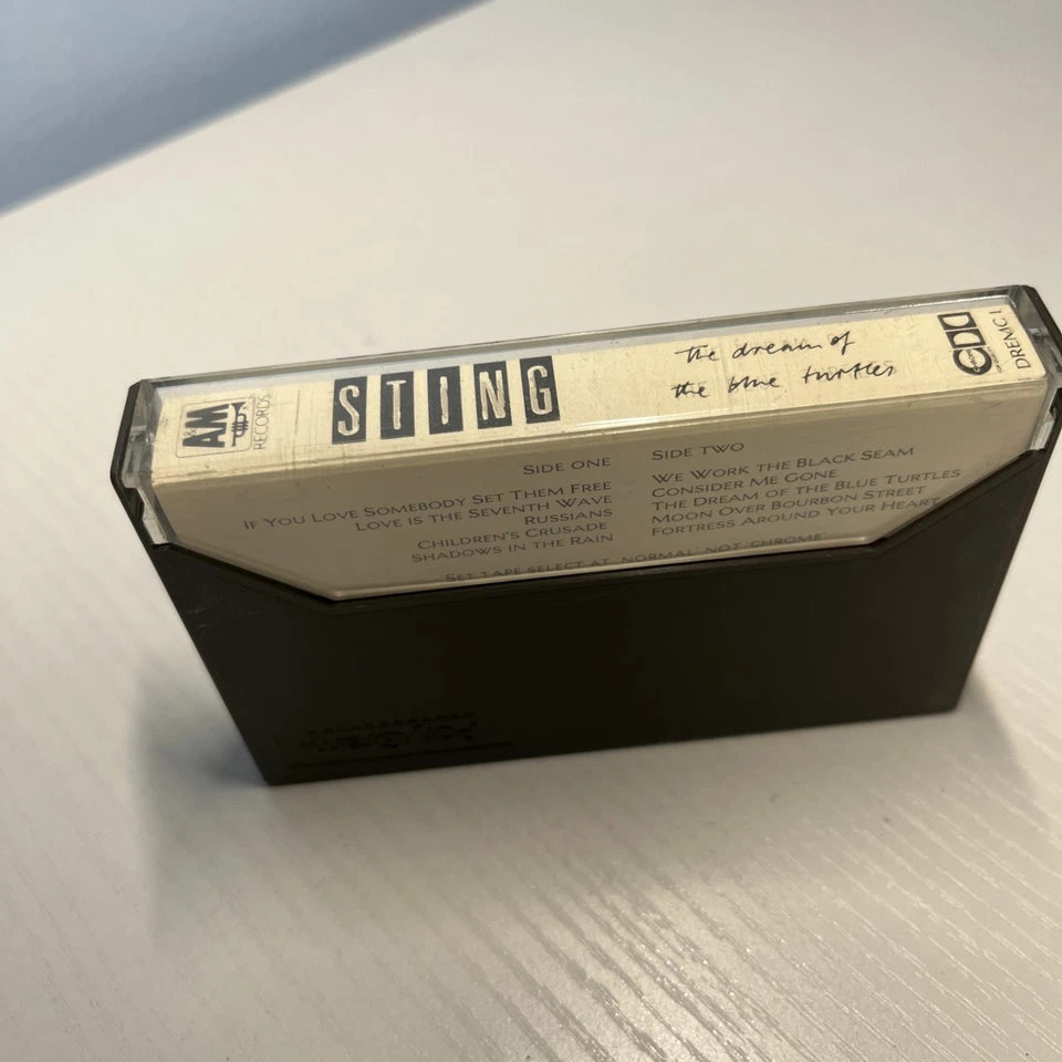 Sting The Dream of Blue Turtles Cassette Tape 1985 - Image 3 of 3