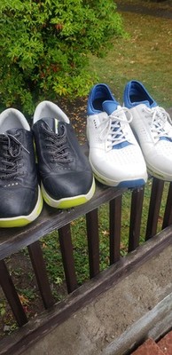 ecco golf portugal  gore-tex spiked blk. yak leather men's us 11