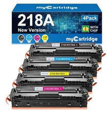 4Packs 218A 218X Toner Cartridge for HP Color Pro MFP 3301FDW 3301CDW NO CHIP