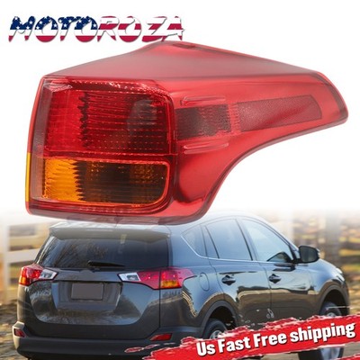 Tail Light Fit For 2013 2014 2015 Toyota RAV4 Halogen Outer Passenger Right Side