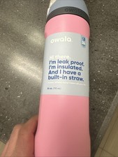 Owala FreeSip Water Bottle 24 oz Pink Skies Stainless Steel Insulated Brand New