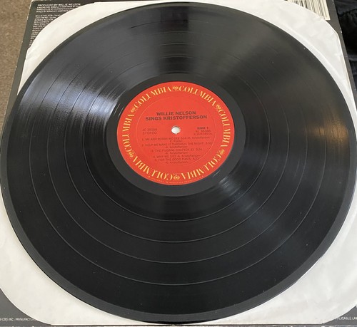 Willie Nelson Sings Kristofferson Vinyl LP - 1979 - 36188 - Picture 3 of 4