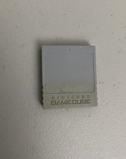 Official Nintendo Gamecube Memory Card 59 Blocks DOL-008 Gray US Seller