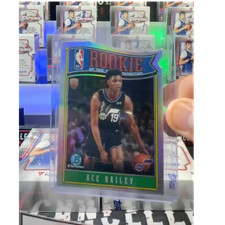 Bowman Chrome Ace Bailey DIY CUT Refractor ROY-5 Utah Jazz Rookie of Year Fav