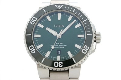 Oris Aquis Date 01 733 7730 4157 Stainless Steel / Ceramic 43mm Automatic #DW822