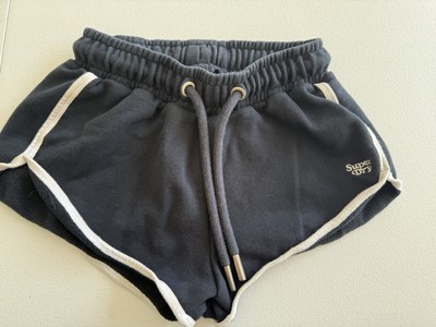 Superdry Vintage Jersey Racer shorts Dark Blue Womens Booty Size 4 Premium