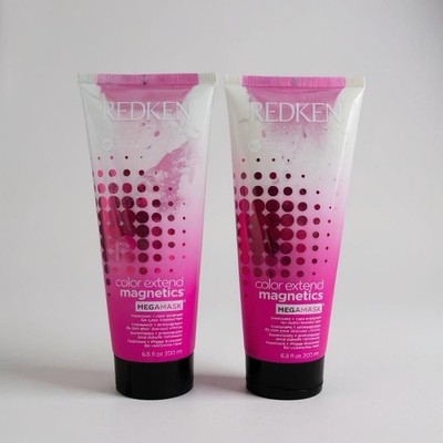 Redken Color Extend Magnetics Mega Mask 6.8 oz (Pack of 2) for Color Treated