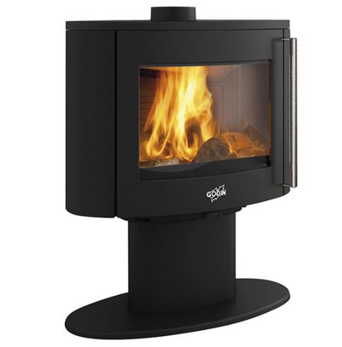 Poêle à Fuel Godin – Marron – Modèle Éco – Occasion