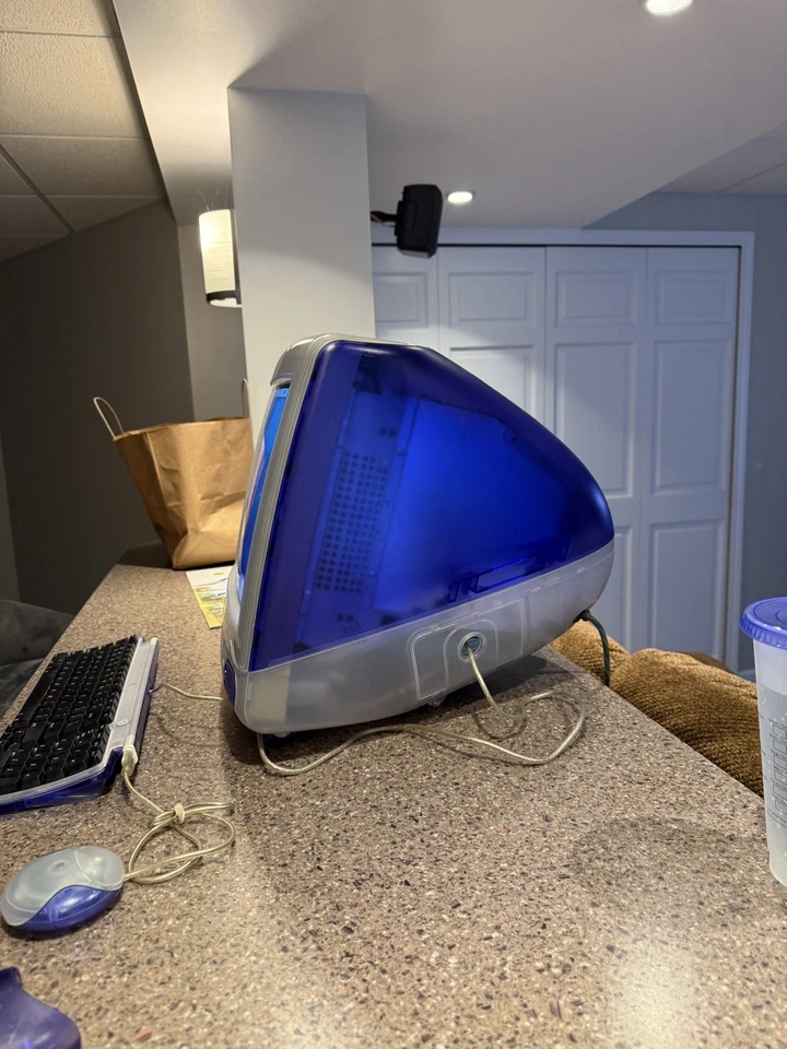 Apple iMac G3 Grape (Early 1999) G3 333MHz 97MB Ram 40GB HDD OS 9.2.1 AND 10.3 - Image 2 of 4