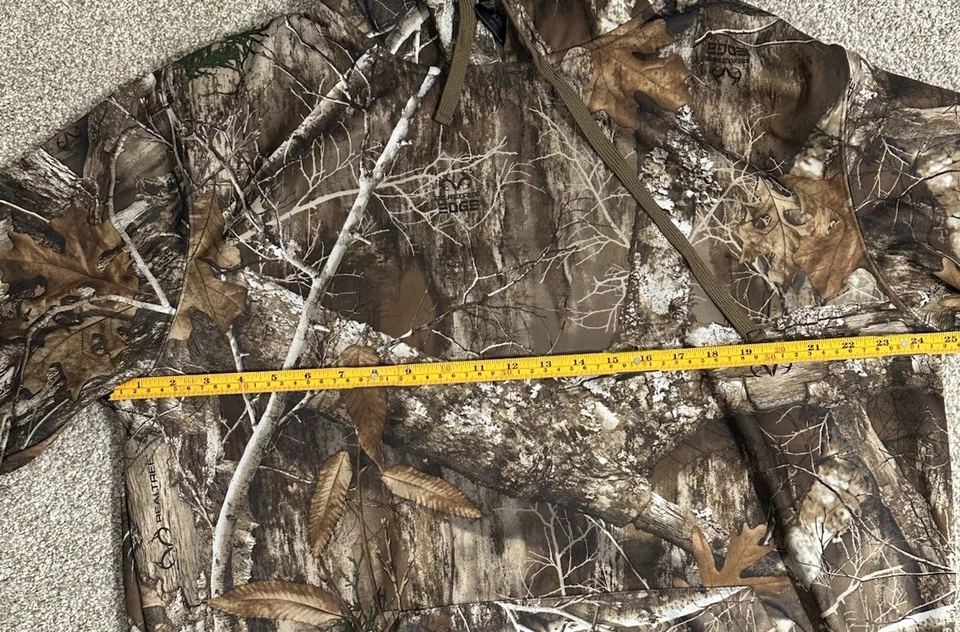 Realtree Hardwoods Camuflaje Suelto Desteñido Sudadera con Capucha Pullover Sudadera con Capucha XXL Foto 4 de 4