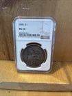 1885 Silver Morgan Dollar NGC VG10
