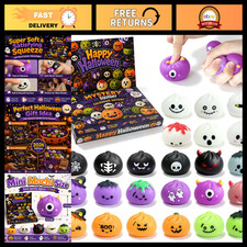 Halloween Advent Calendar 2026 - 24 Days of Fun Squishy Toys for Kids