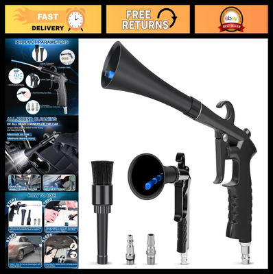 #ad High Pressure Car Cleaning Gun Detailing Air Blow Dryer Tool Quick Dirt amp; Dus $63.99