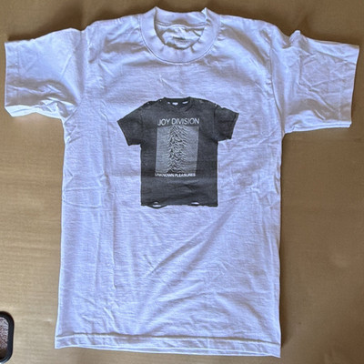Pleasures Joy Division Unknown Pleasures Graphic Print Tee White Cotton S