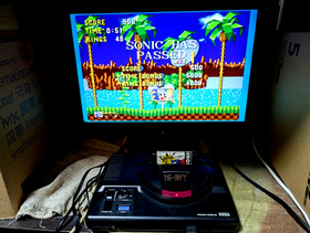 SEGA Mega Drive 16BIT Console Sonic Japan  Box