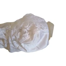 Vanity Fair Women Bra 40C White Flattering Lace Wireless T-shirt Bra New 40