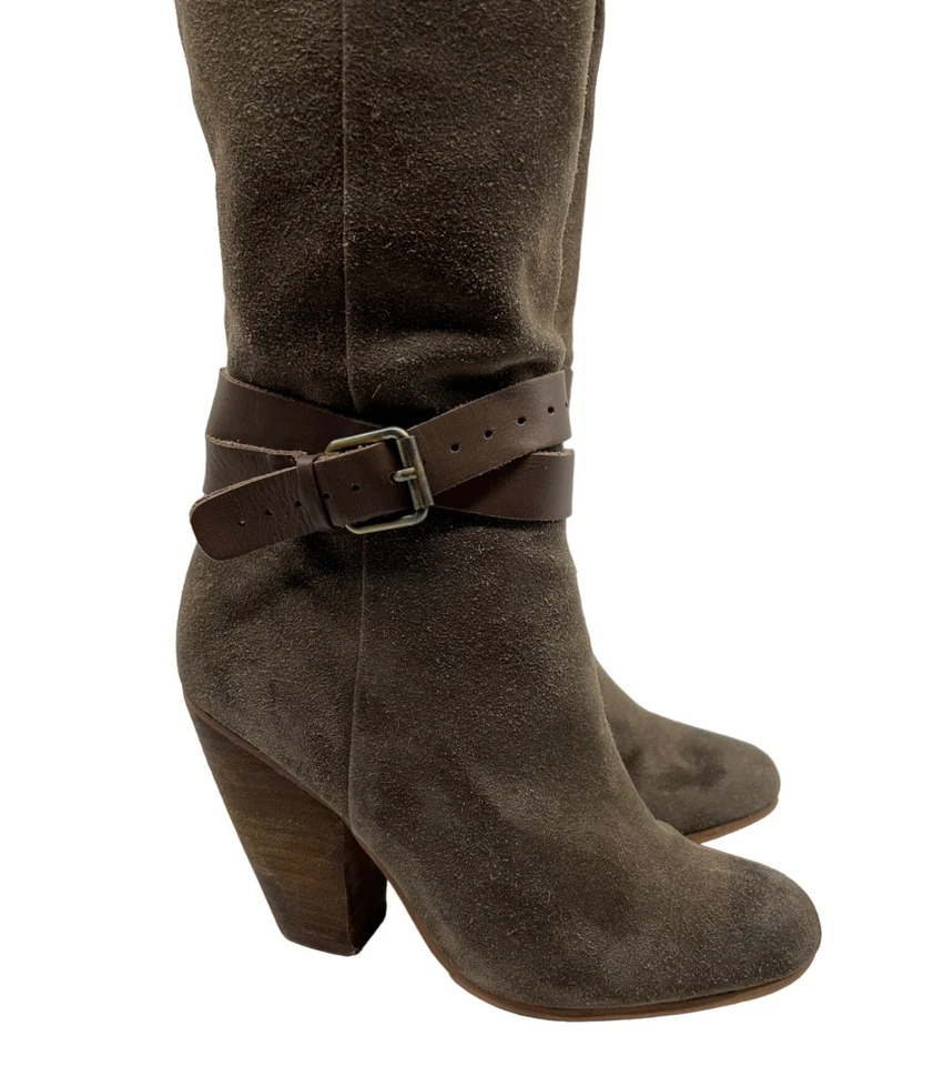Corso Como Aspire Tall Suede Brown Boots Size 5.5 Foto 2 de 4