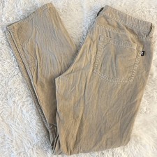 Vineyard Vines Five Pocket Corduroy Pants Mens 34x33 Tan Cotton Chino Preppy GUC