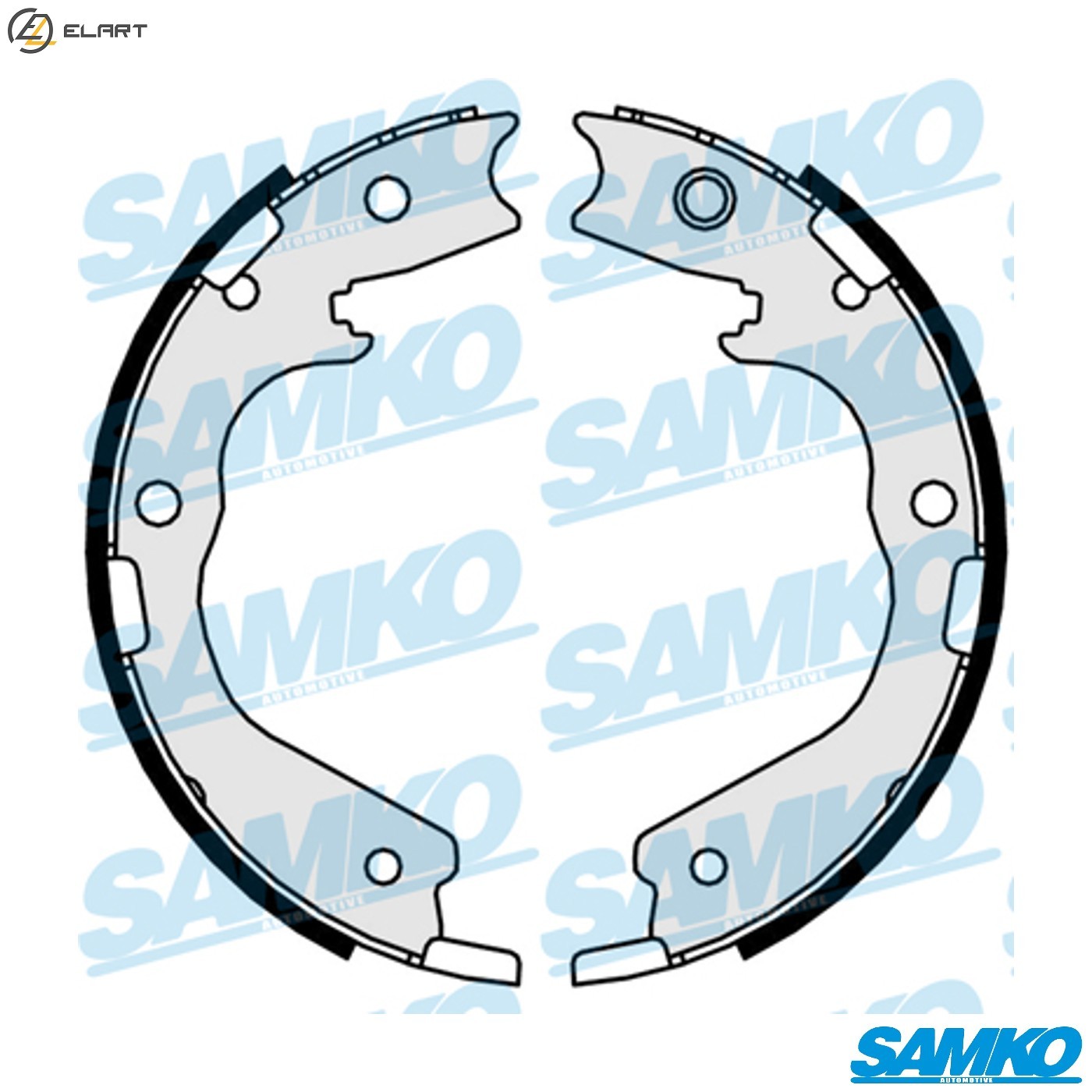 BRAKE SHOE SET PARKING BRAKE 81078 FOR ISUZU BIGHORN/III/Open/Off-Road/Vehicle