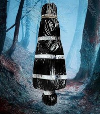 5ft Hanging Corpse Dead Victim Props Halloween Decorations Outdoor  Haunted