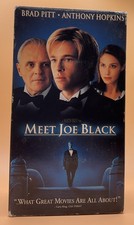 Meet Joe Black VHS 1999 Brad Pitt Anthony Hopkins 2 Tape Set Buy 2 Get 1 Free 