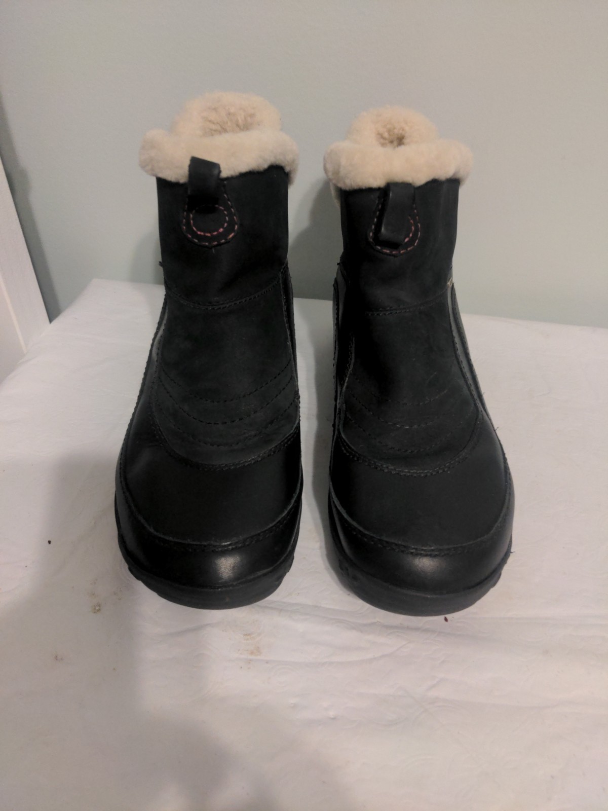 Stivali invernali Merrell Sulis in pelle nera impermeabili isolati donna taglia 9