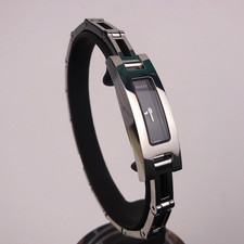 Gucci Watch 3900L Black Dial Stainless Steel Bracelet Ladies