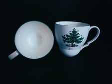 NIKKO HOLIDAY GREETINGS set of 2 -10 oz - Mugs Vintage Christmas China   Japan