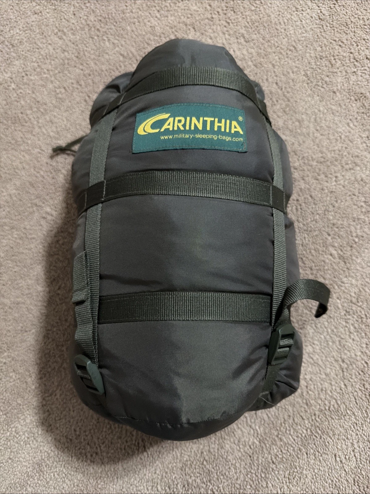 Carinthia Tropen 185 Sleeping Bag Lightweight w/ Mosquito Net Olive Green