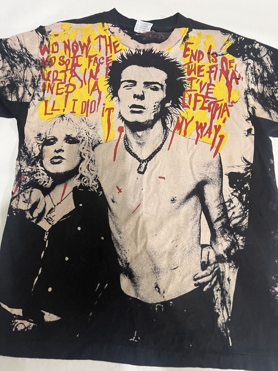 Vintage Sid Vicious Nancy Mosquitohead T shirt Teenage Vintage Sid Vicious Nancy Mosquitohead T shirt Teenage